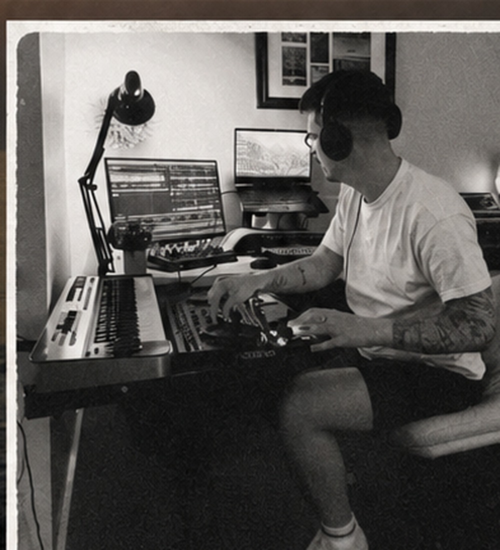 DJ.Ramirezz in the studio